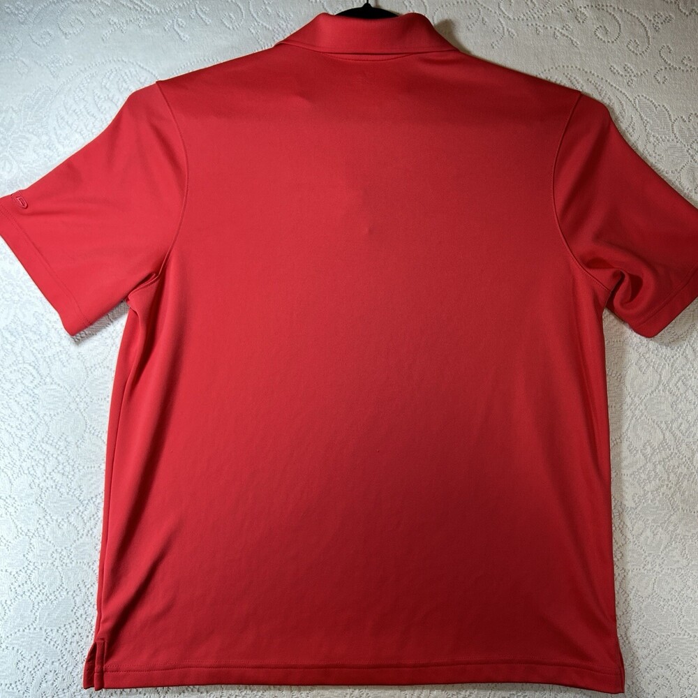 Champion Polo Shirt Mens Size XL-TG Red Duo Dry Short Sleeve Collar Button Golf - Picture 2 of 11